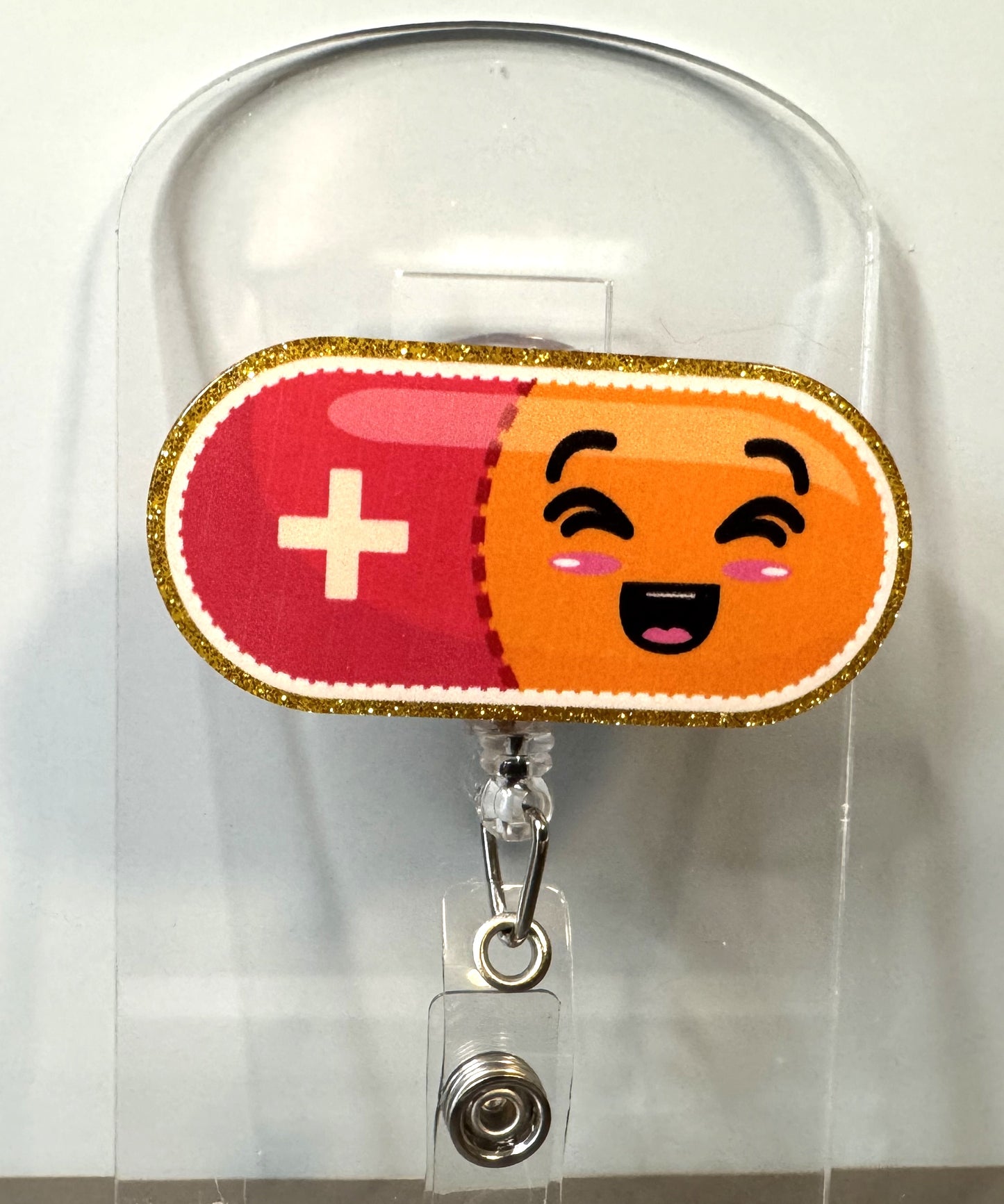 Happy Pill Red & Orange image 0