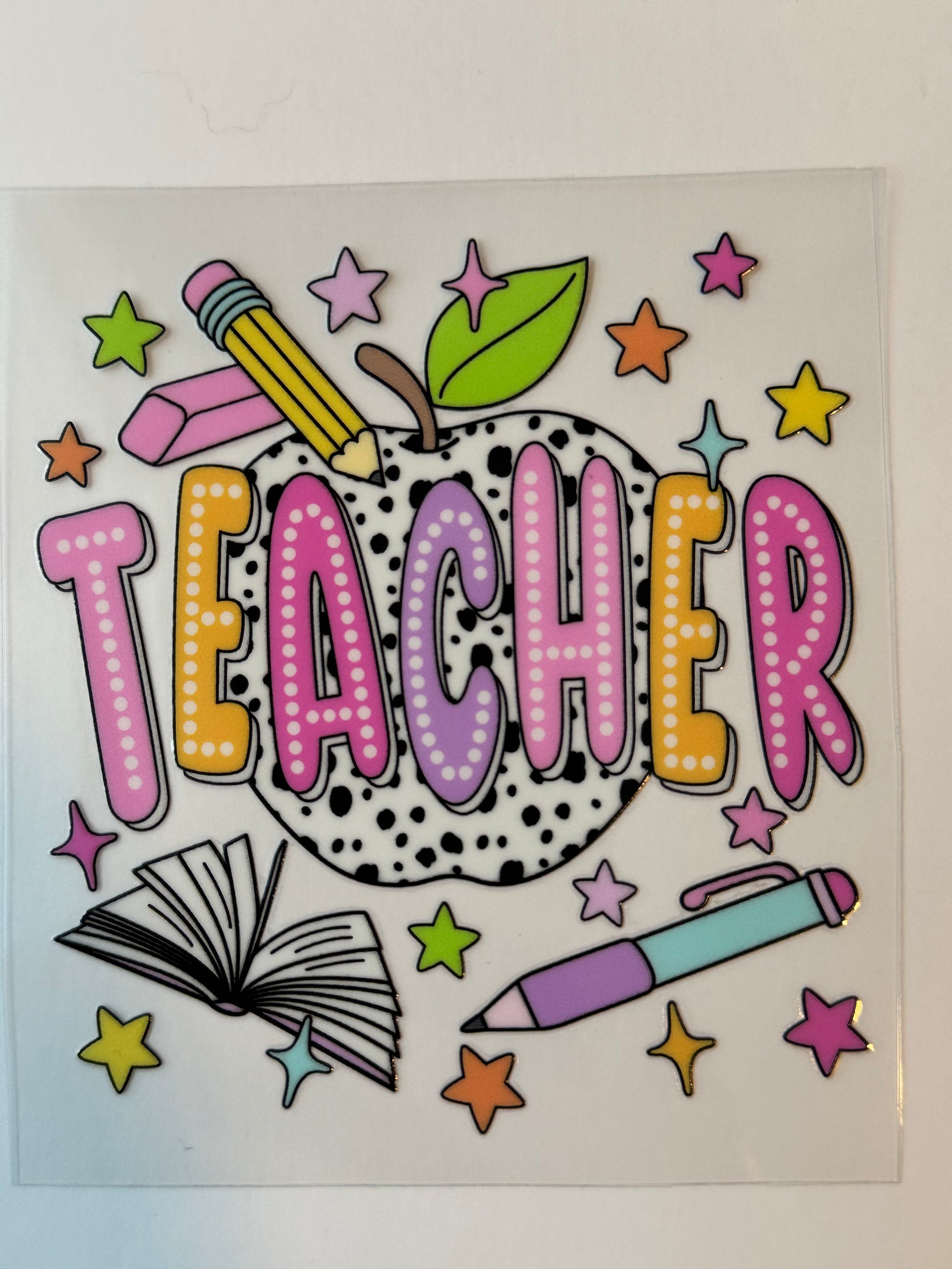 Teacher UVDTF Decal image 0