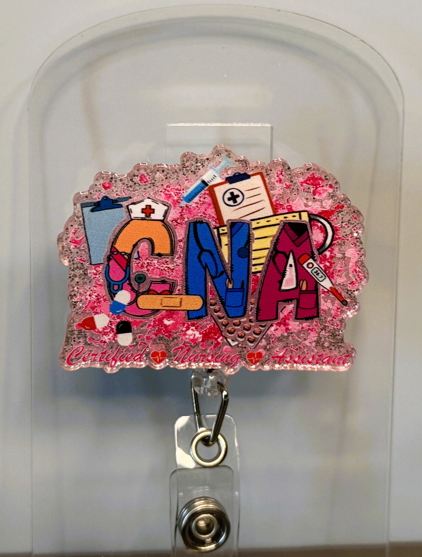 Certified Nursing Assistant (CNA) Pink Glitter image 0