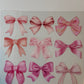 Pink Bow Croquettes UVDTF Decal image 0