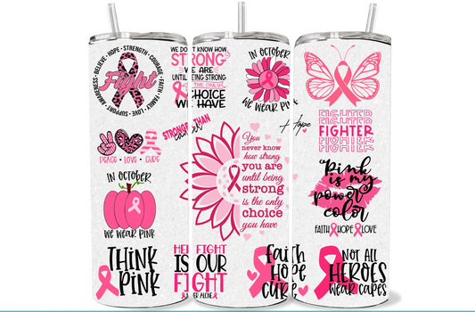 Pink Cancer Tumbler image 0