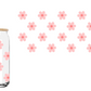 Pink Flowers 16oz UVDTF Wrap image 0