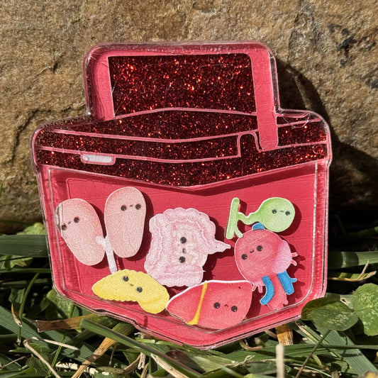 Organ Cooler 3D Shaker Badge Reel image 0